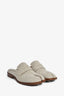 Maison Margiela Beige Linen 'Tabi City' Loafer Size 38