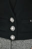 Pre-Loved Chanel™ Black Cashmere Embellished Button Cardigan Size 34