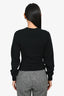 Pre-Loved Chanel™ Black Cashmere Embellished Button Cardigan Size 34