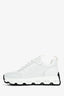 Hermè White Leather 'Impulse' Sneakers Size 37