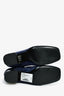 Roger Vivier Blue Suede Square Toe Buckle Ankle Boots Size 36.5