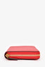 MCM Red Leather Continental Wallet