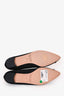 Manolo Blahnik Black Satin Hangisi Flats Size 38
