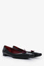 Louis Vuitton Dark Purple Patent Leather Square Toe Flats Size 39