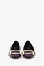 Roger Vivier Purple Leather Buckle Detail Square Toe Heels Size 38