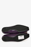 Roger Vivier Purple Leather Buckle Detail Square Toe Heels Size 38