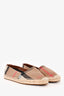 Burberry Nova Check Canvas Espadrilles Size 38