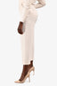 Weekend Max Mara Beige Wide Leg Trousers Size 8