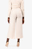 Weekend Max Mara Beige Wide Leg Trousers Size 8