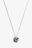 Tiffany & Co Sterling Silver Flower of Hearts Pendant Necklace