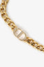 Christian Dior Gold Tone Metal Crystal 30 Montaigne Necklace