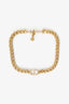 Christian Dior Gold Tone Metal Crystal 30 Montaigne Necklace
