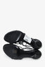 Saint Laurent Black Patent Leather Cassandra Strappy Sandals Size 38.5
