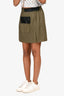 Balenciaga Paris Green Cargo Mini Skirt Size 38
