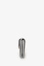 Roger Vivier Silver Glitter Buckle Clutch