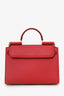 Dolce & Gabbana Red Leather Sicily Bag