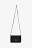 Pre-Loved Chanel™ 2019 Black Caviar Classic Wallet On Chain