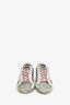 Golden Goose Silver Sequin Pink Lace Sneakers Size 37