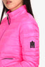 Mackage Hot Pink Down Light Puffer Jacket Size XS