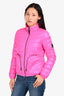 Mackage Hot Pink Down Light Puffer Jacket Size XS