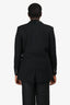Helmut Lang Black Wool/'Pony Hair' Single Breasted Blazer Size 8