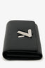 Louis Vuitton Black Epi Leather Twist Wallet