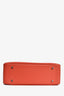 Hermès 2015 Orange Evercolour Leather Plume 32 Top Handle Bag