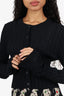 Loulou Studio Black Ribbed Knit Cardigan Size L