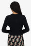 Loulou Studio Black Ribbed Knit Cardigan Size L