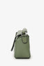 Loewe Green Leather Nano Puzzle Crossbody