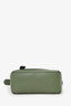 Loewe Green Leather Nano Puzzle Crossbody