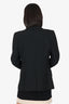 Smythe Black Double Breasted Velvet Tuxedo Blazer Size 12