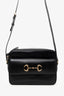 Gucci Black Azalea Calfskin Small Horsebit 1955 Shoulder Bag