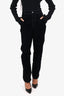 Annette Gortz Black Velvet Straight Leg Pants Size 40