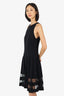 Jason Wu Black Lace Detail Sleeveless Dress Size 10