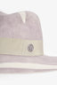 Maison Michel Lavender/White Velvet Hat Size S