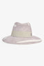 Maison Michel Lavender/White Velvet Hat Size S