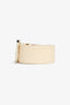 Loro Piana Cream Wide Buckle Belt Size 30