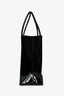 Balenciaga Black Patent Logo XXS Shopping Tote Bag With Strap