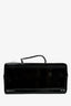 Balenciaga Black Patent Logo XXS Shopping Tote Bag With Strap