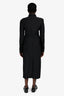 Alexander Wang Black Nylon Button Down Maxi Dress Size 6