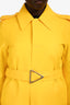 Bottega Veneta 2019 Fall Yellow Trench Coat Size 40