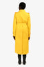 Bottega Veneta 2019 Fall Yellow Trench Coat Size 40