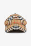Burberry Brown Cotton Nova Check Hat Size M/L