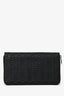 Paco Rabanne Black Embossed Leather Large Wallet