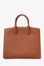 Salvatore Ferragamo Orange Studio Box Bag With Strap