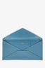 Hermès Blue Leather Envelope Pouch