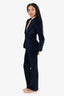 Dolce & Gabbana Navy Velvet Tuxedo Two-piece Suit Set Size 42/40