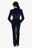 Dolce & Gabbana Navy Velvet Tuxedo Two-piece Suit Set Size 42/40