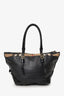 Burberry Black Leather/Nova Check Salisbury Tote